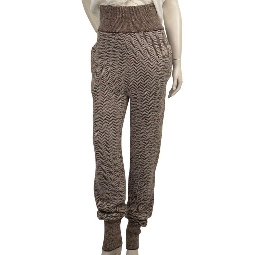 Chloé High Waisted Joggers Camel Alpaca Blend Pockets  Slouchy Balletcore Small